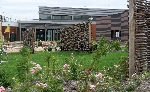 aménagement extérieur de la mediatheque de Chambray les Tours en Indre et Loire